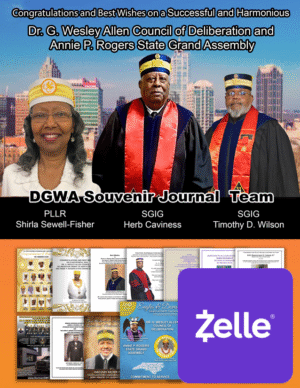 2026 DGWA COD / APR SGA Souvenir Journal Ad Purchase (Zelle)